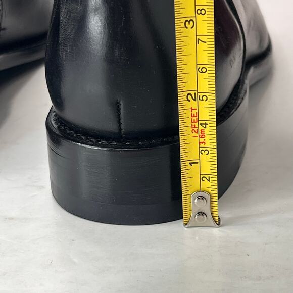 Frye Melissa Button Leather Equestrian Tall Riding Boots Black Women 7.5B - Picture 5 of 8